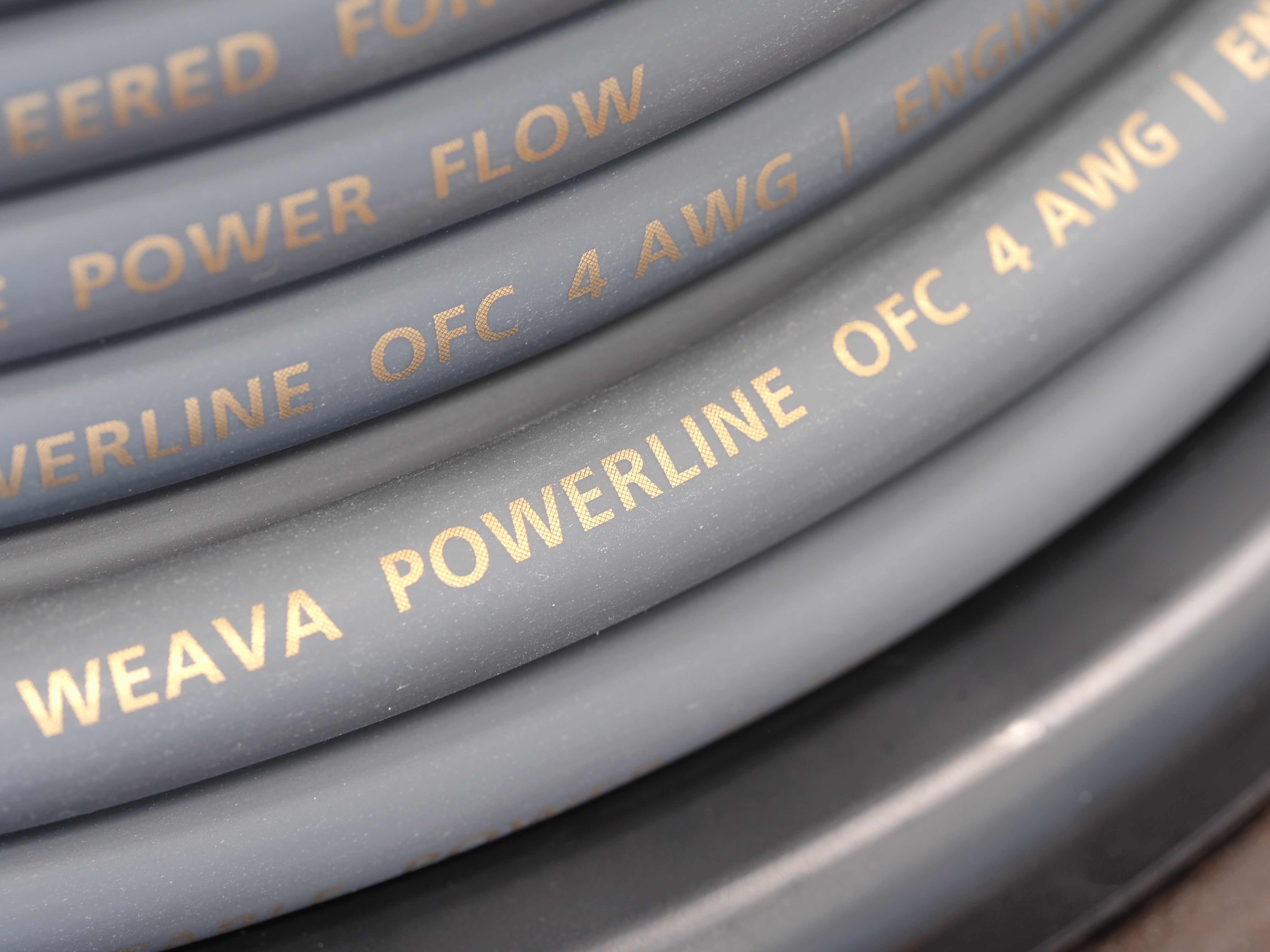 WEAVA Powerline OFC 4 AWG (Black Grey)