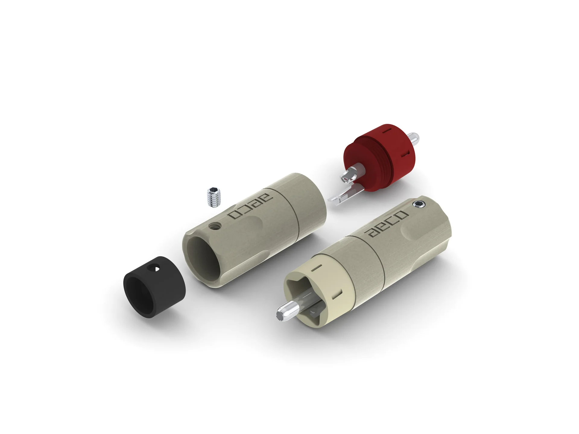 aeco RCA Plug / Silver Plated